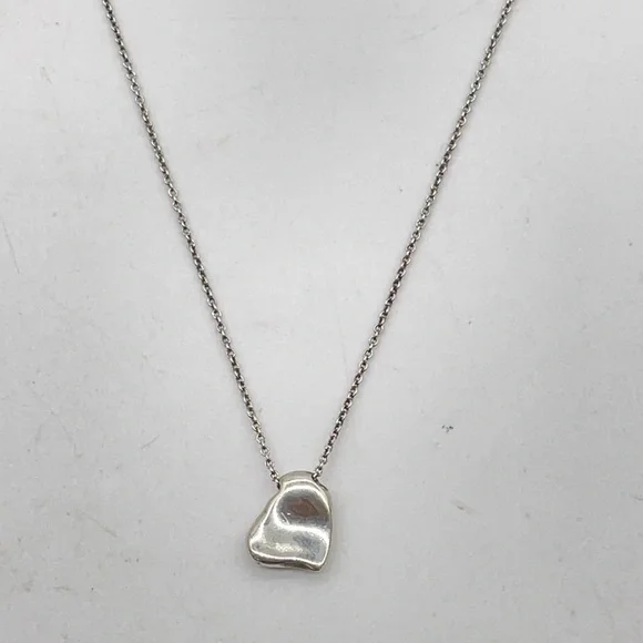 Authentic Tiffany&Co. Elsa Peretti Full Heart SV925 Pendant Necklace Box/Dustbag - Picture 8 of 8